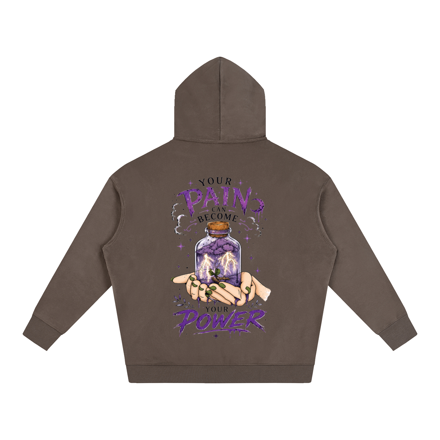 hoodie,jar,pain,power,life