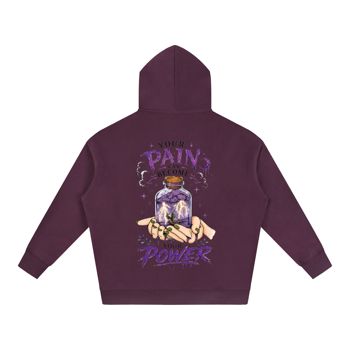 hoodie,jar,pain,power,life