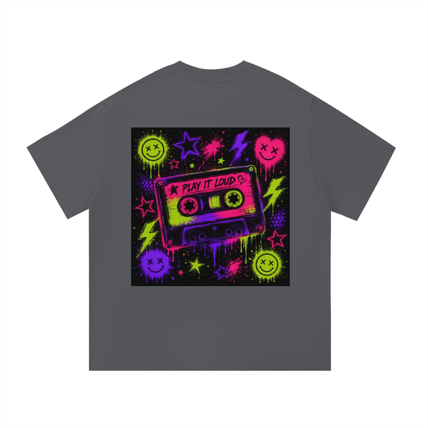 neon,funky,cassette,loud,play