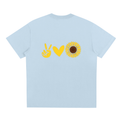 peace,love,sunflower,yellow,shirt,tshirt