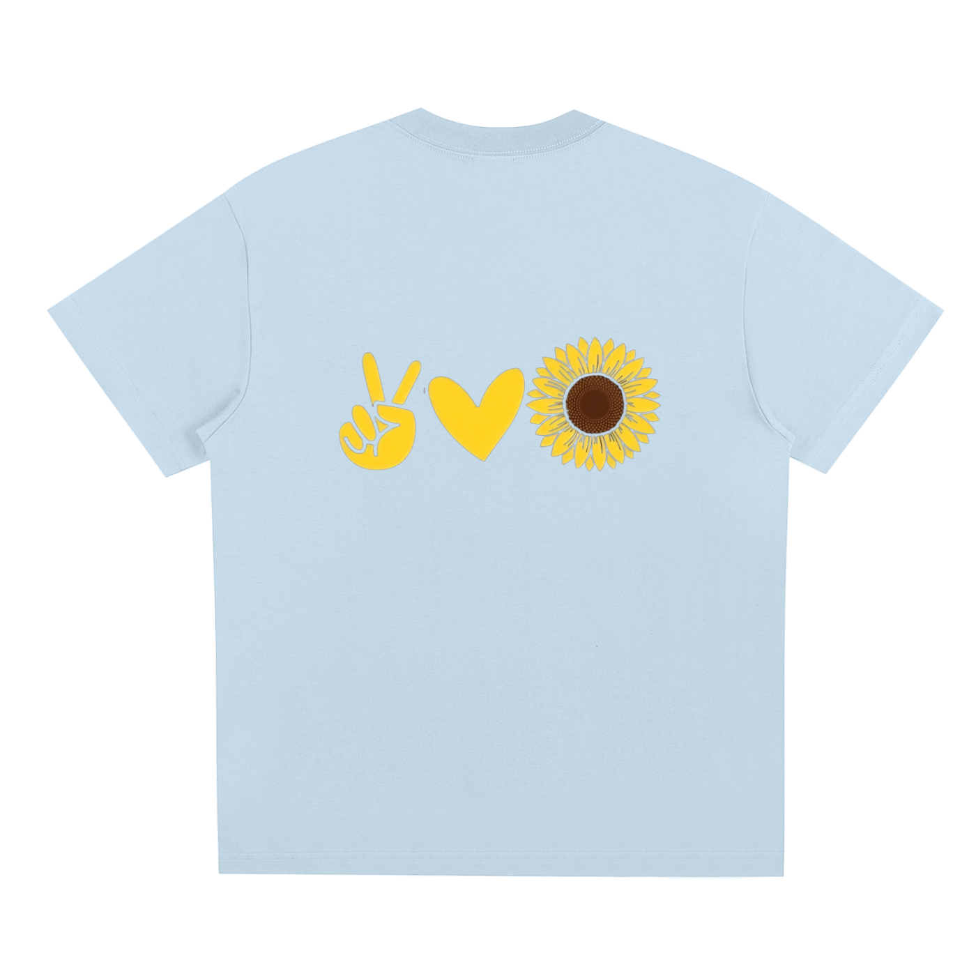 peace,love,sunflower,yellow,shirt,tshirt