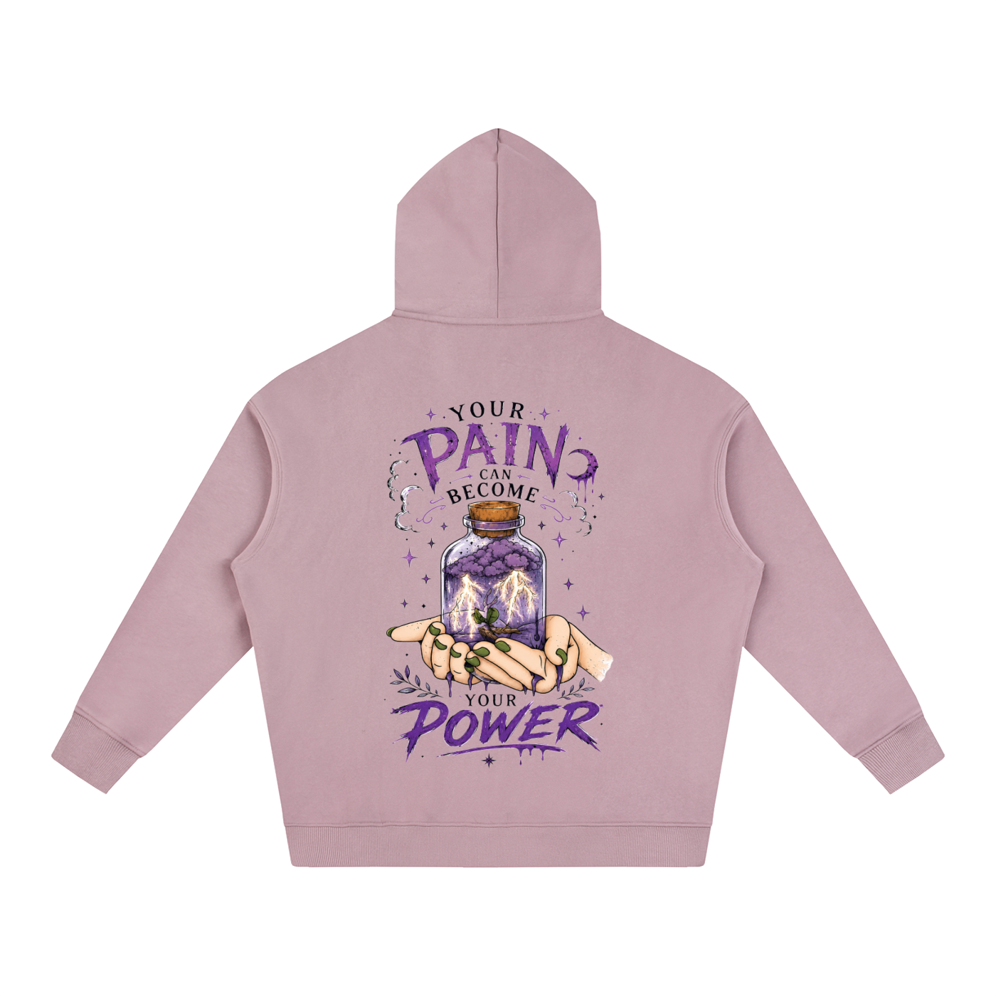 hoodie,jar,pain,power,life