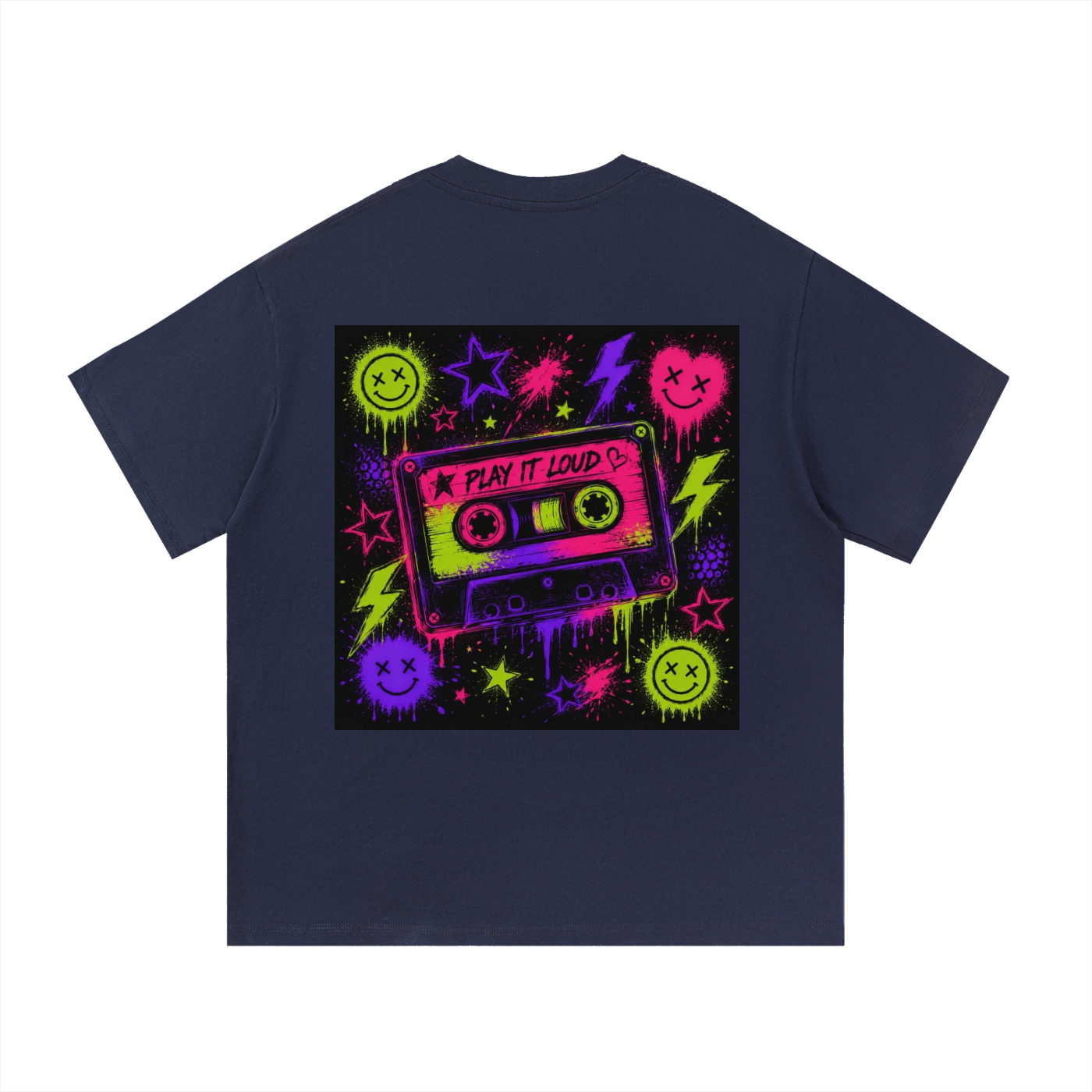 neon,funky,cassette,loud,play