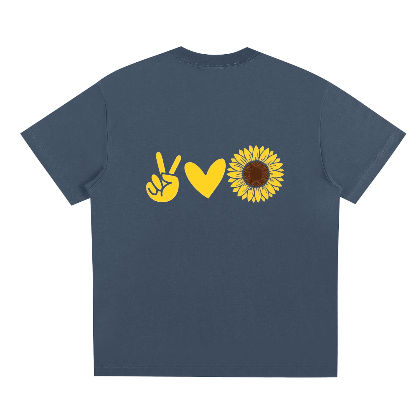 peace,love,sunflower,yellow,shirt,tshirt