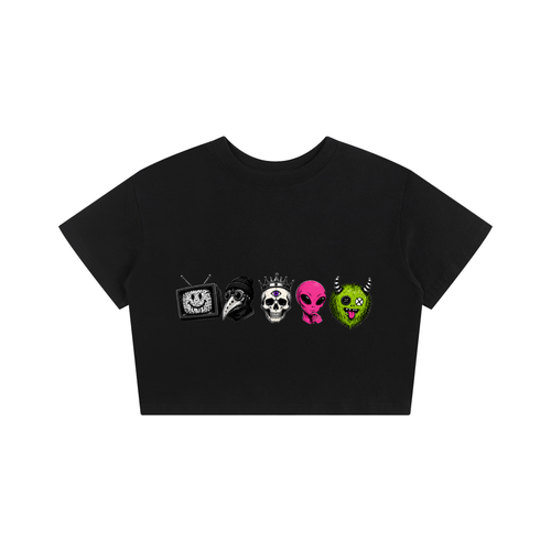 half,crop,top,funky,punky,weird,neon