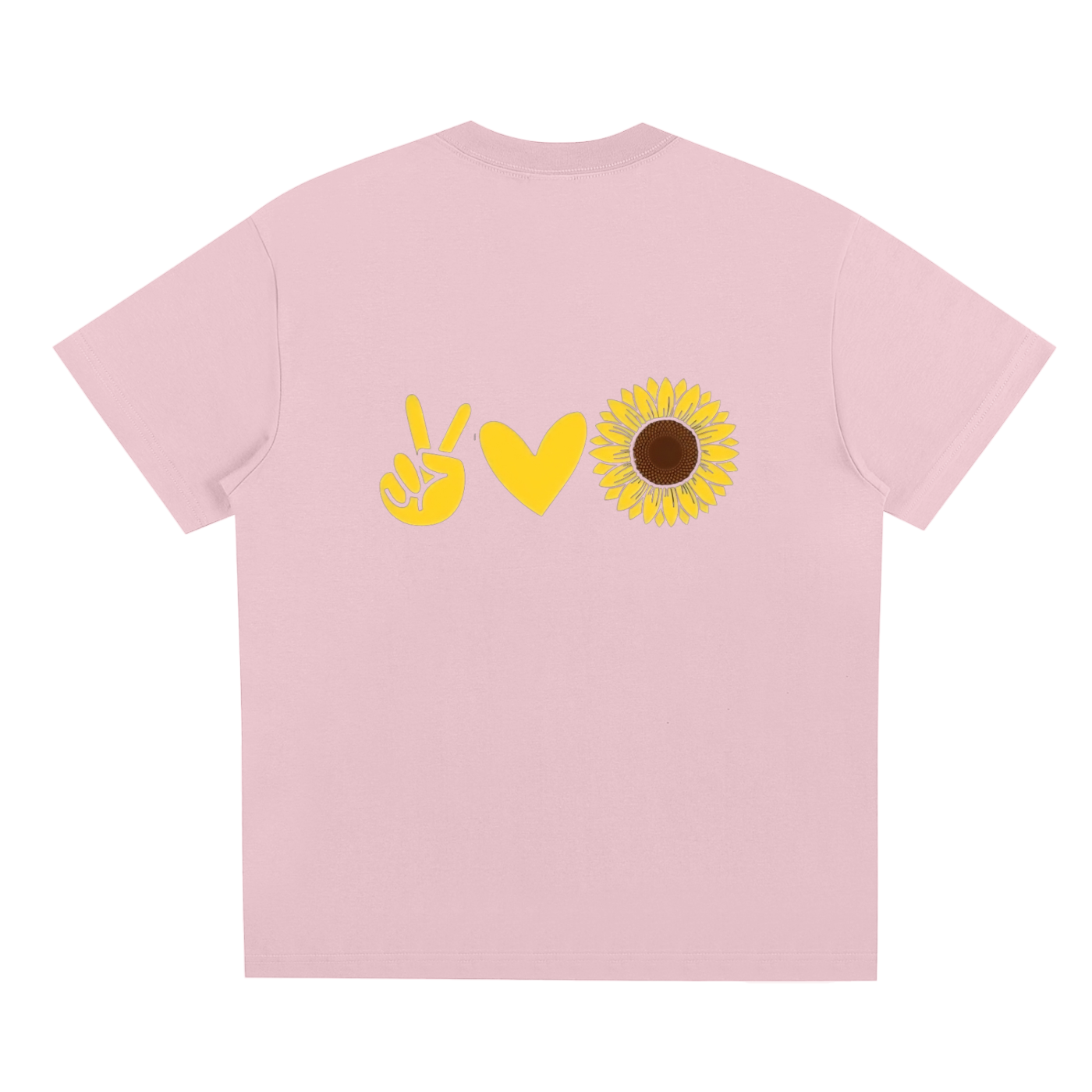 peace,love,sunflower,yellow,shirt,tshirt
