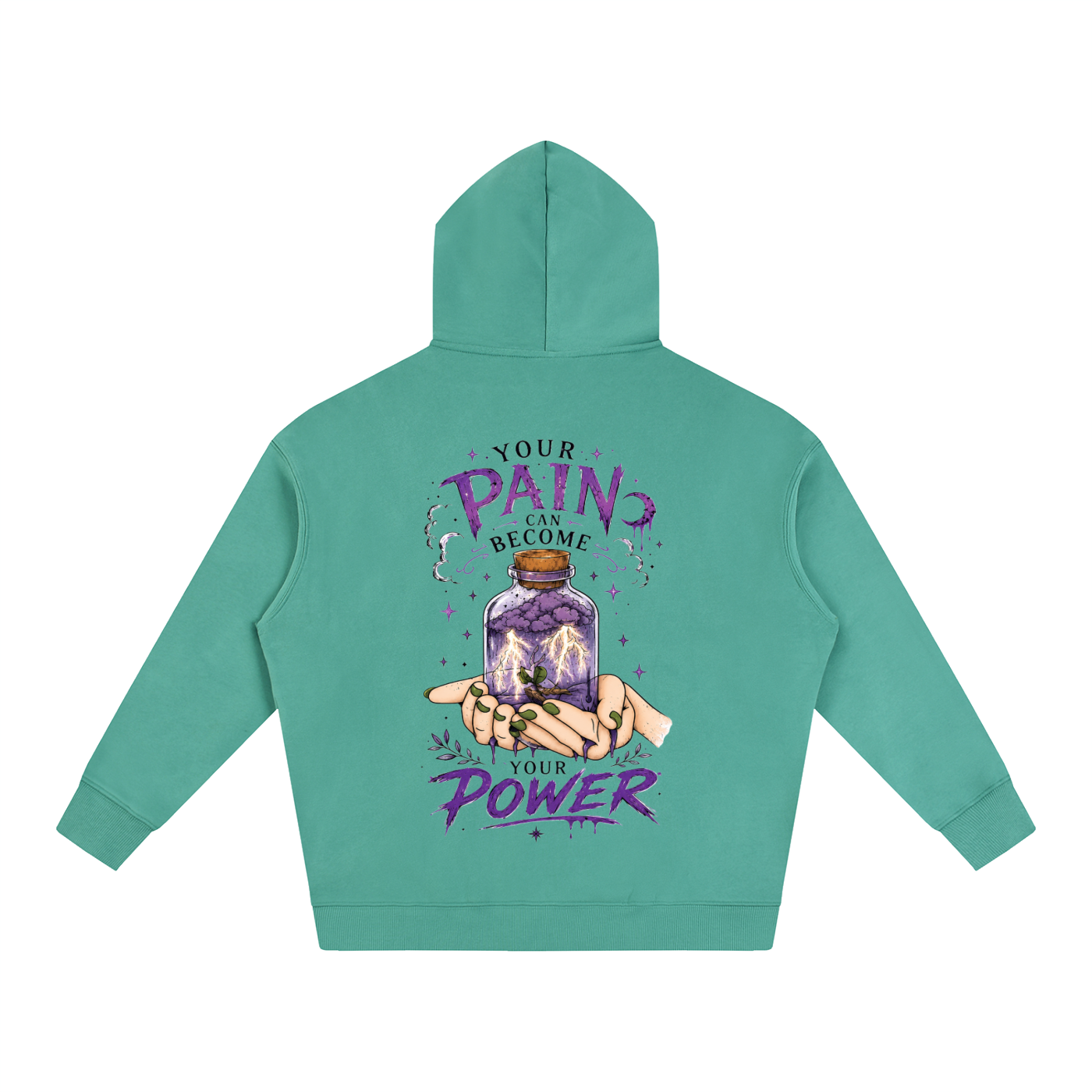 hoodie,jar,pain,power,life